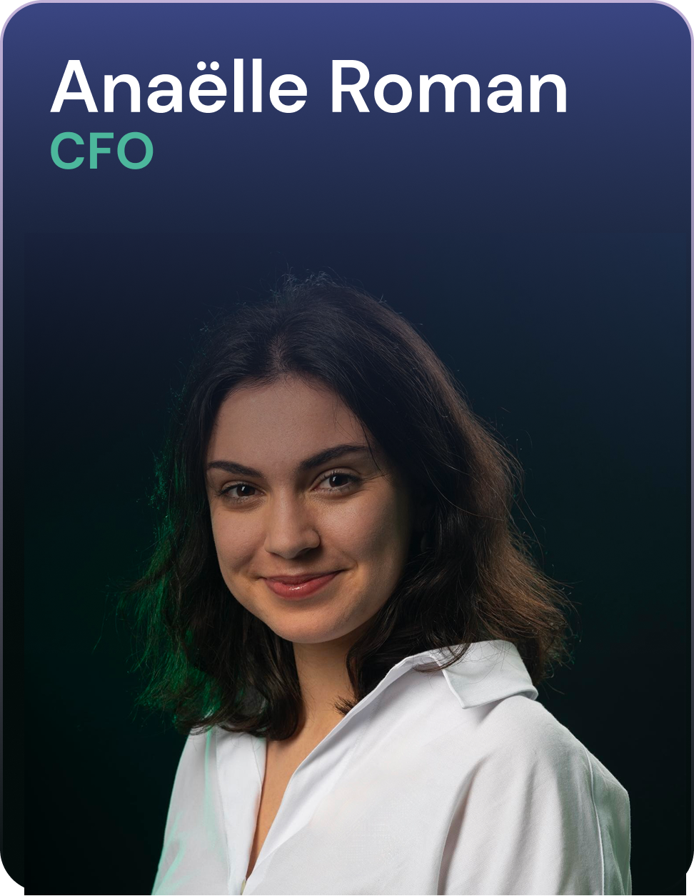 Ana&euml;lle Roman, CFO